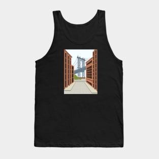 Manhattan Bridge, DUMBO, Downtown Brooklyn, NYC Tank Top